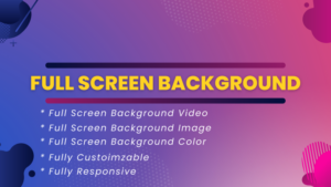 Fullscreen Background Pro